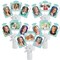 Big Dot of Happiness Mint Green Graduation Photo Display Centerpiece Kit, 15 Table Topper Sticks Light Green Vertical & Horizontal 4x6 Picture Holders